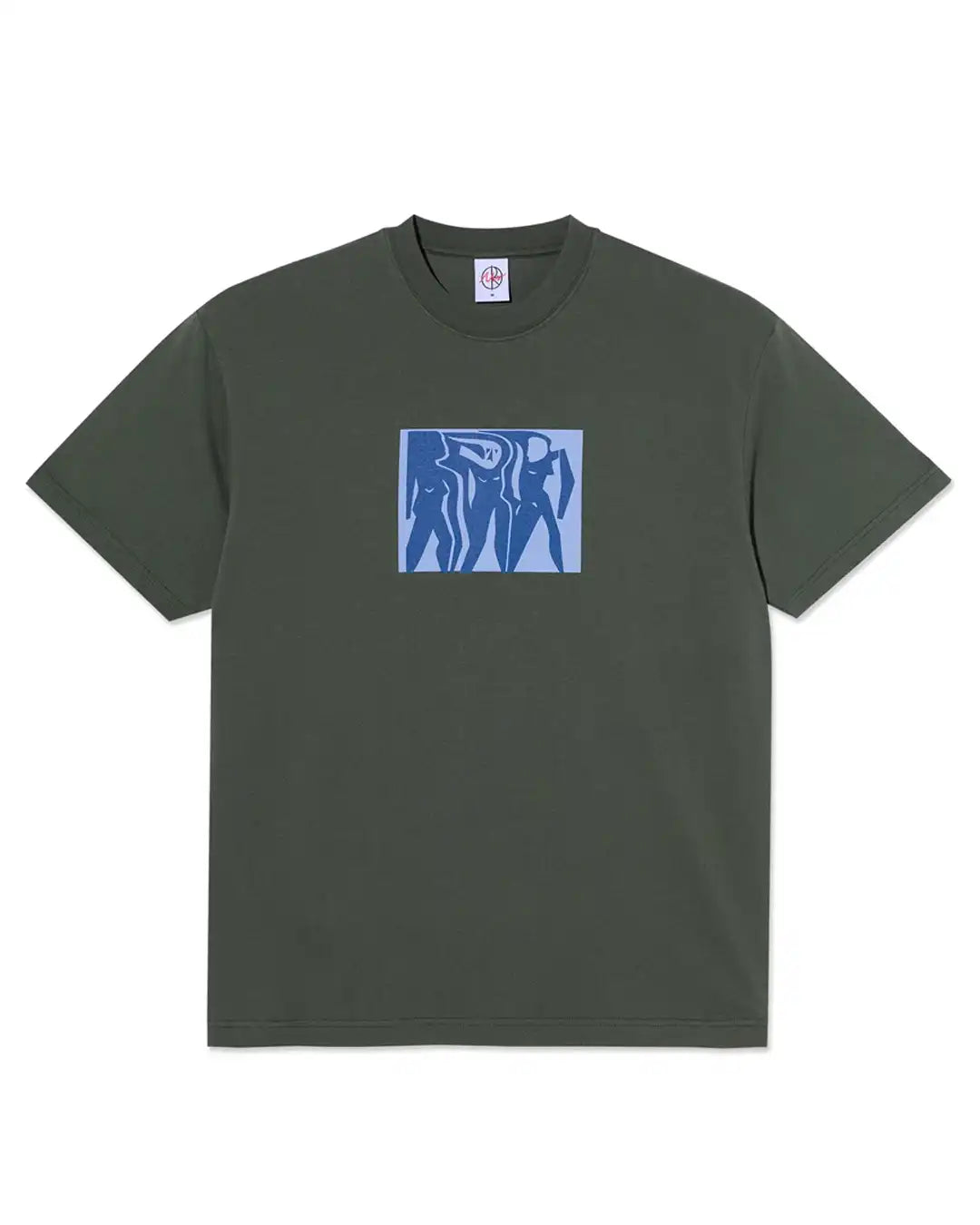 Cut Outs T-Shirt - Dark Olive
