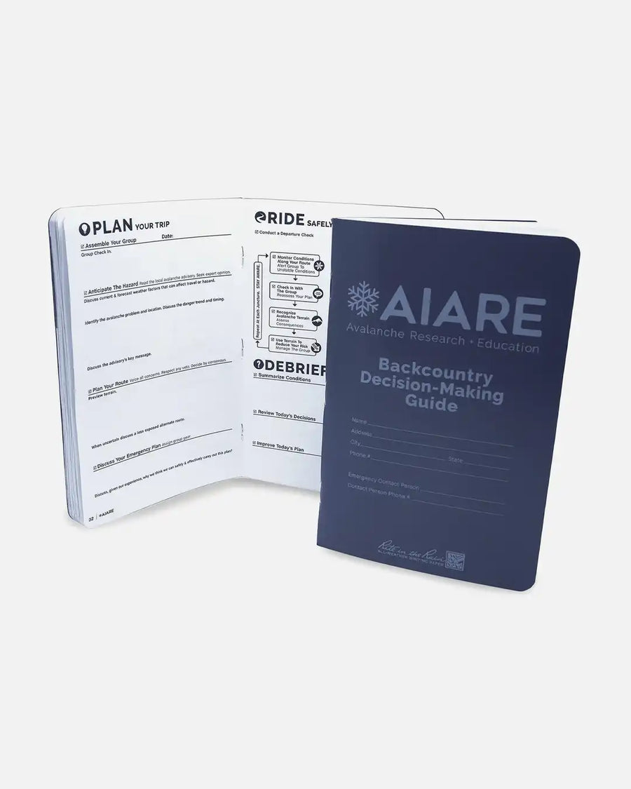 AIARE Backcountry Decision-Making Guide Field Book