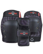PRO-TEC Street Jr 3 Pack Spitfire Protective Gear - Black Swirl