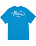 Obey Reaction T-Shirt - Azure Blue