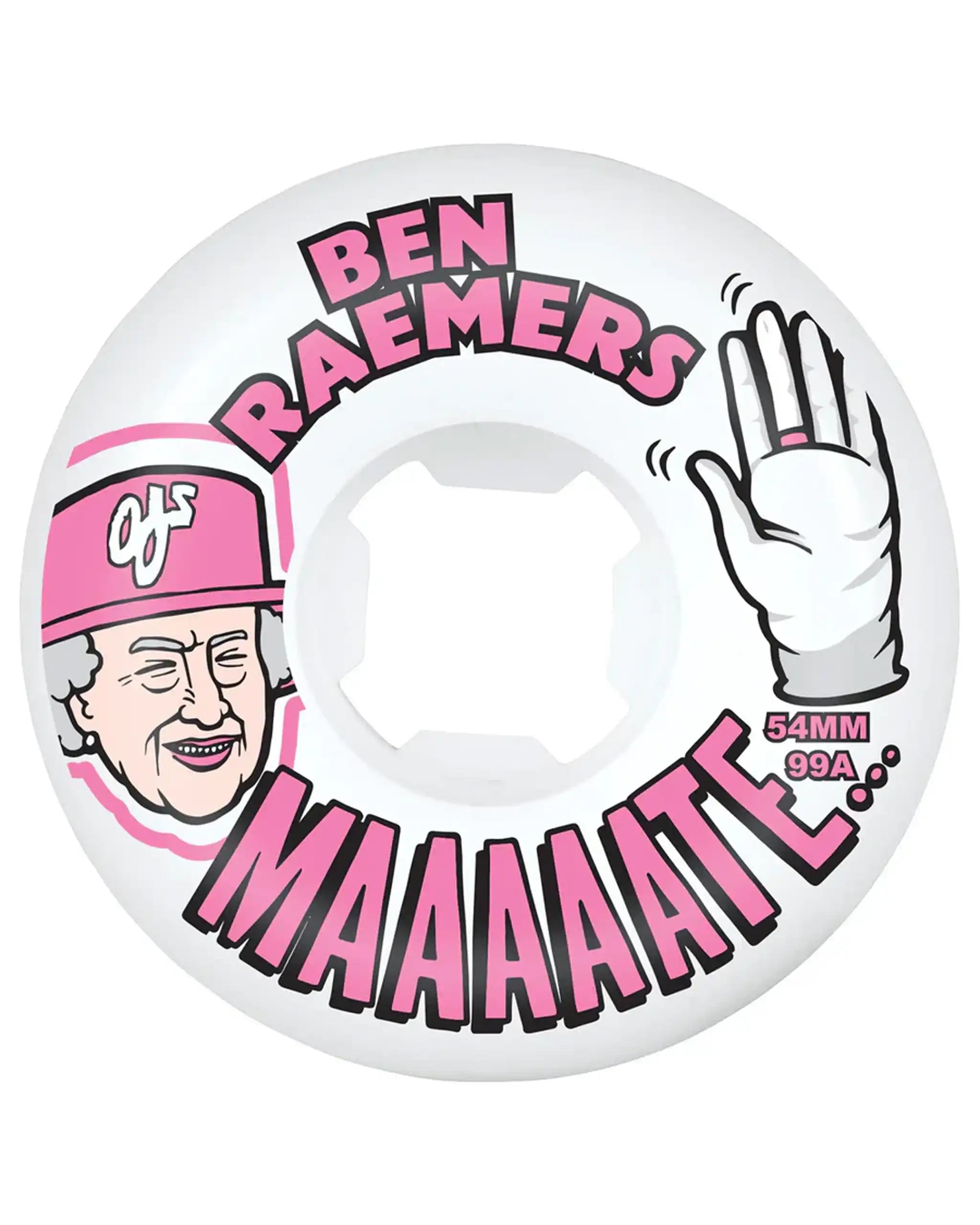 Roues De Skateboard Ben Raemers Foundation 99A EZ Edge 54mm