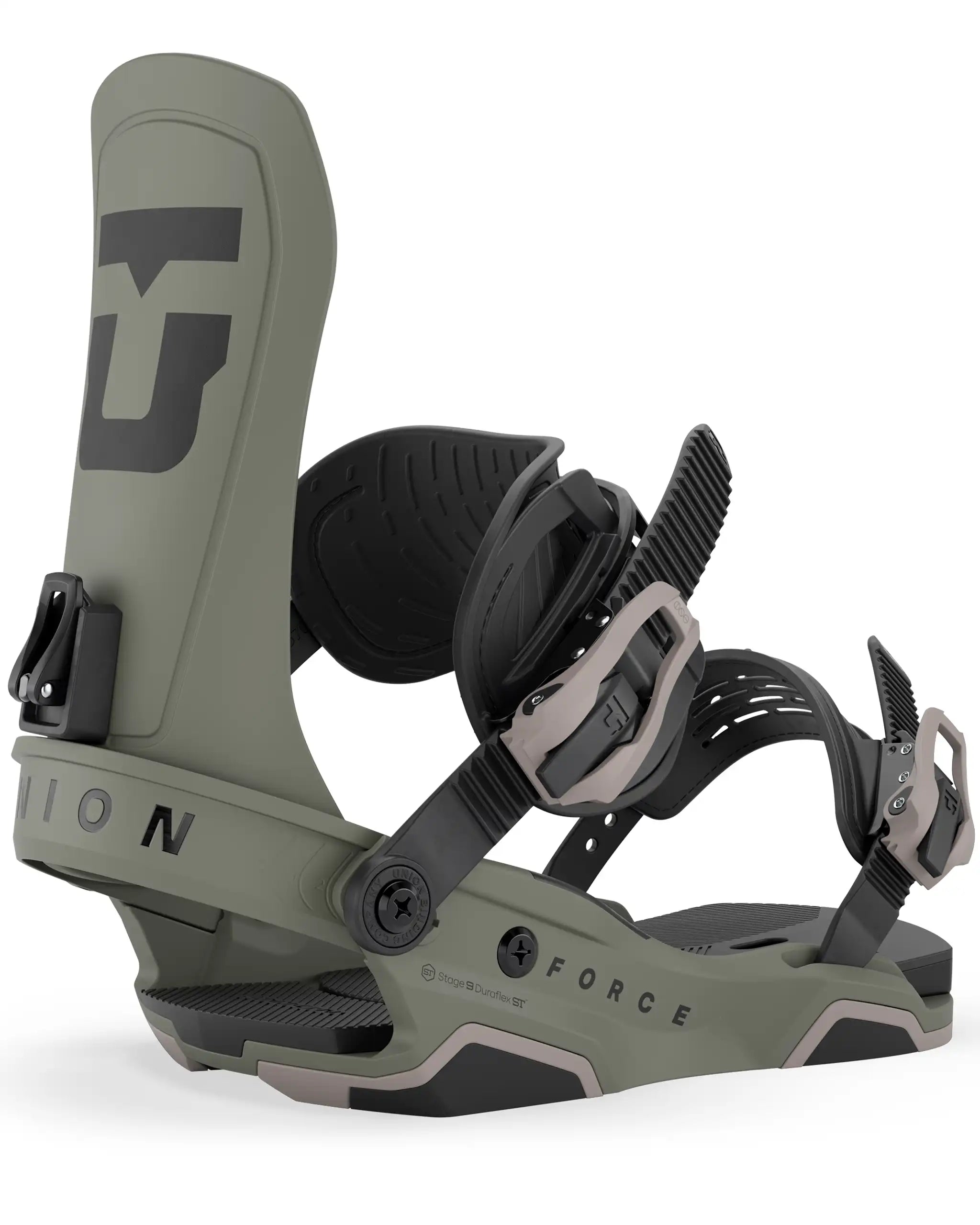 Force Team Snowboard Bindings - Tactical Green 2027