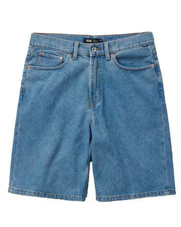 Check-5 Baggy Denim Shorts - Stonewash Blue