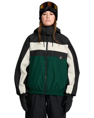 Manteau Neige Dlm - Black/Green