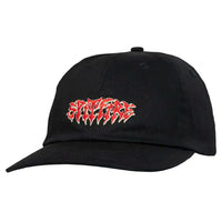 Lil Demon Script Strapback Hat - Black/Red/Cream
