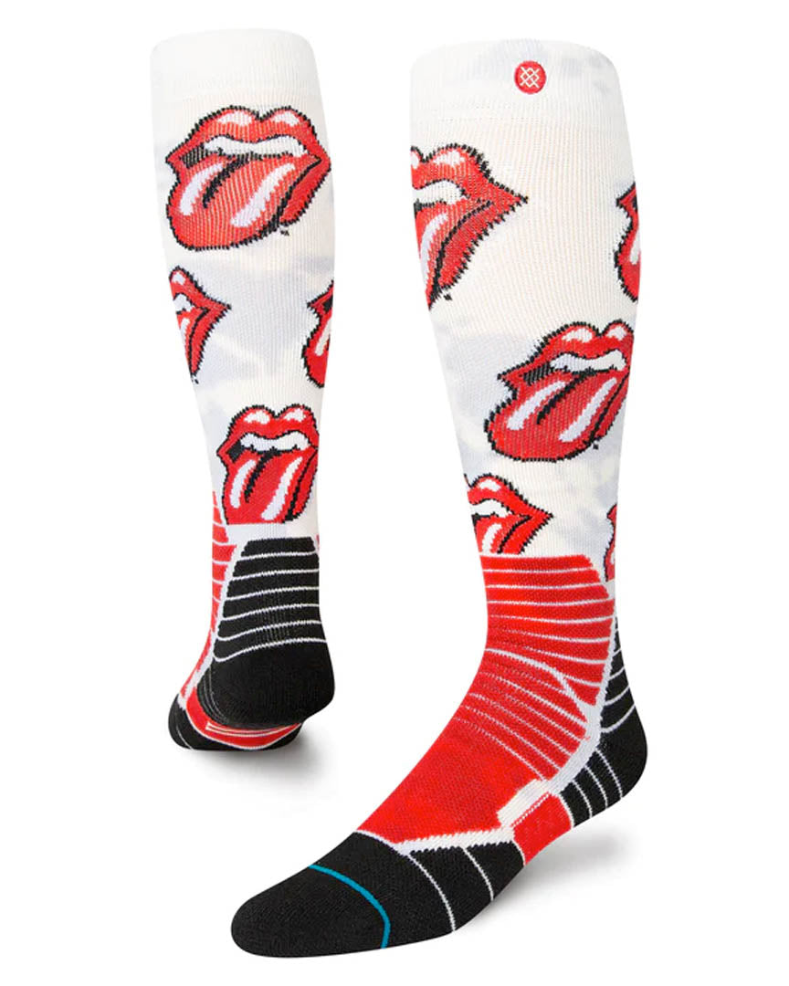 The Rolling Stones Licks Snow Socks - Black