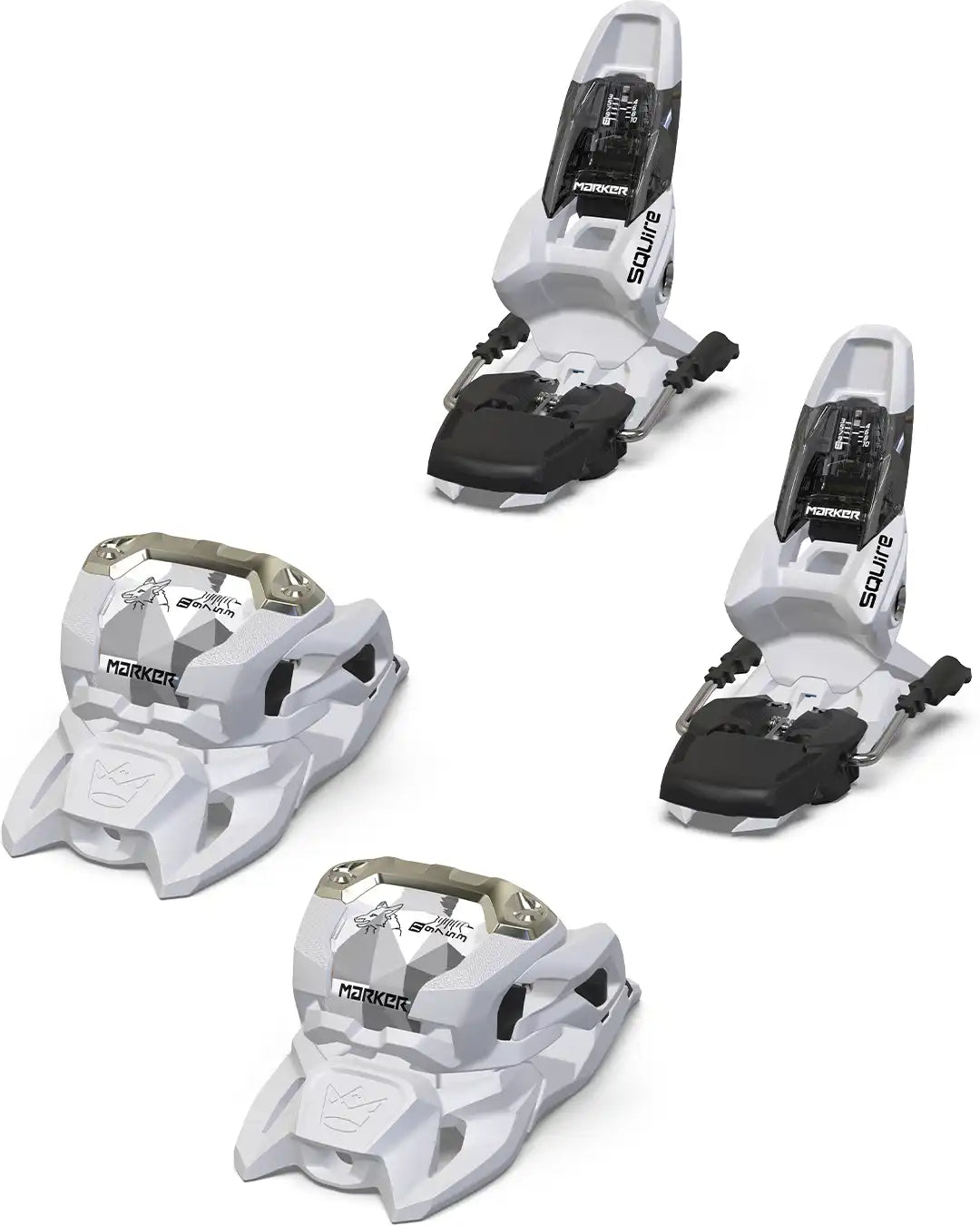 Squire 11 Ski Bindings - White 2027