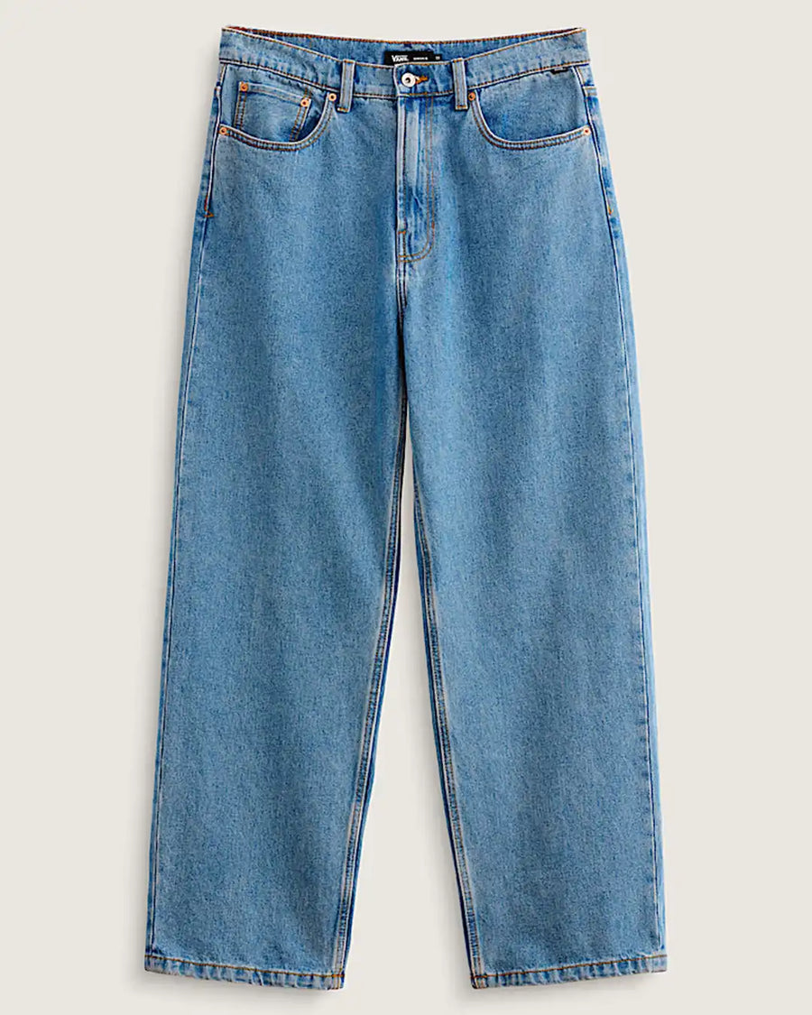 Check-5 Baggy Denim Jeans - Stonewash Blue