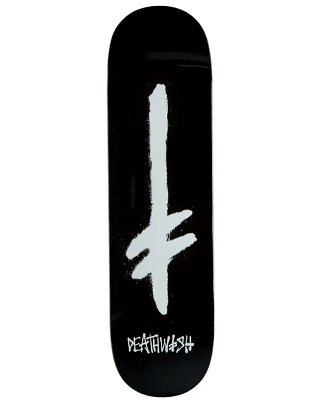 Gang Spray Skateboard Deck - Black/White