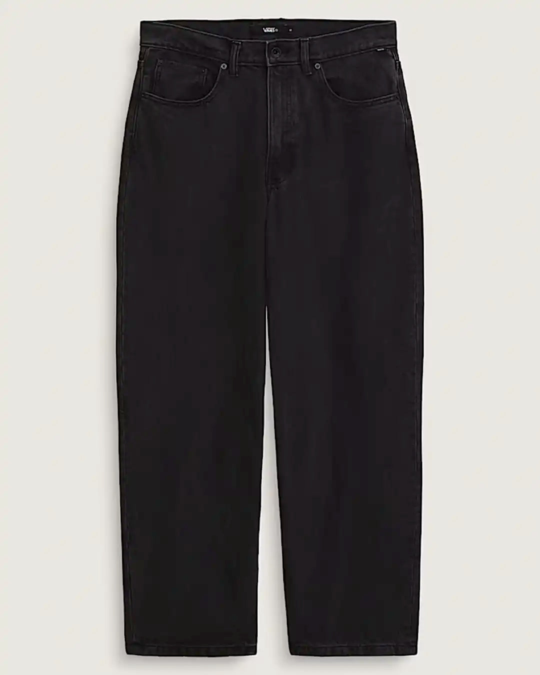 Check-5 Baggy Denim Jeans - Black