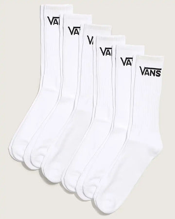 Chaussettes Classic Crew 6 Pack - White