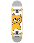 Big Cat Complete Skateboard - White 7.0