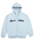 BEYOND MEDALS Script Zip Zip Hoodie - Grey Mel