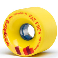 Fat Free Longboard Wheels - Yellow