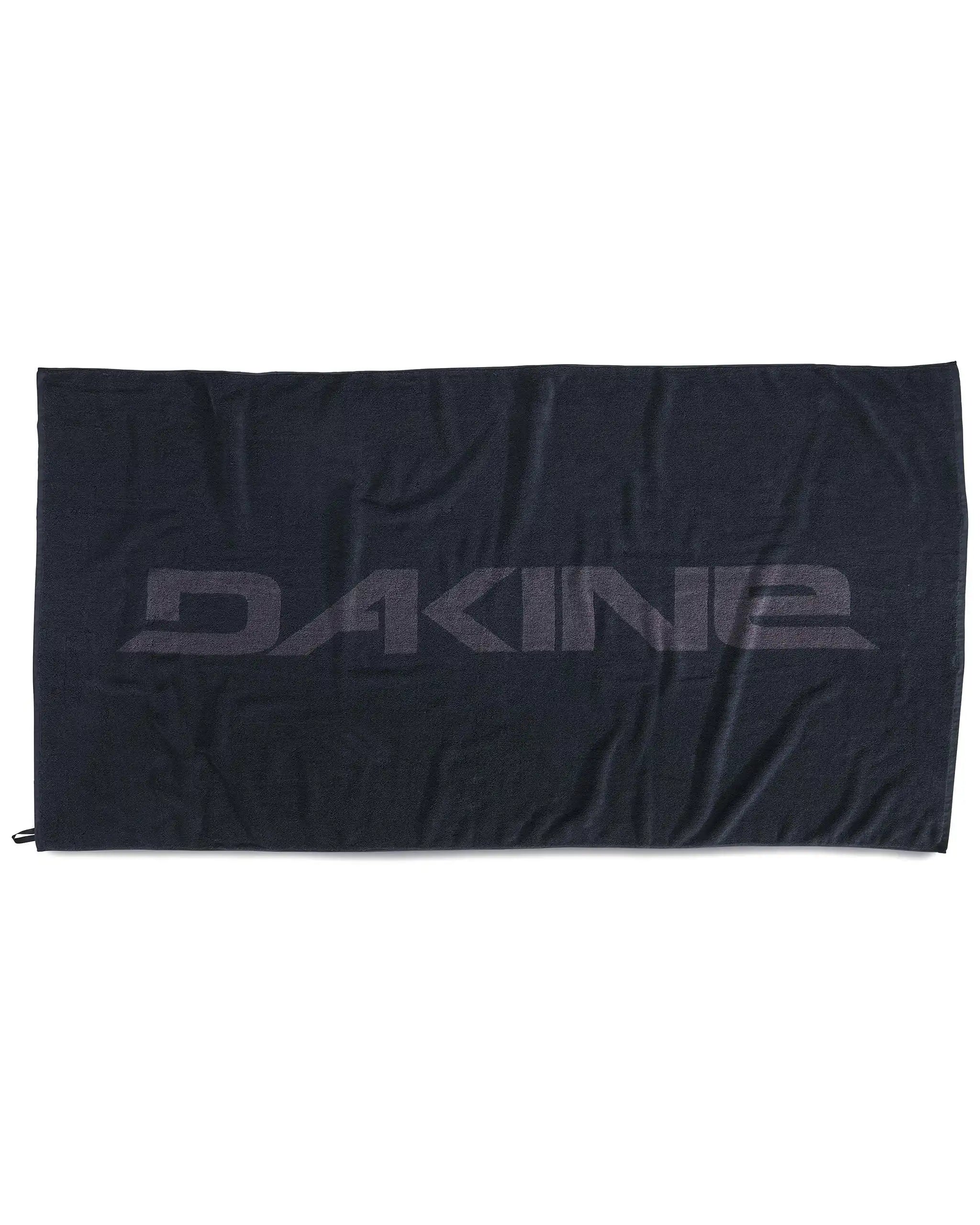 Divers Jacquard Beach Towel - Black