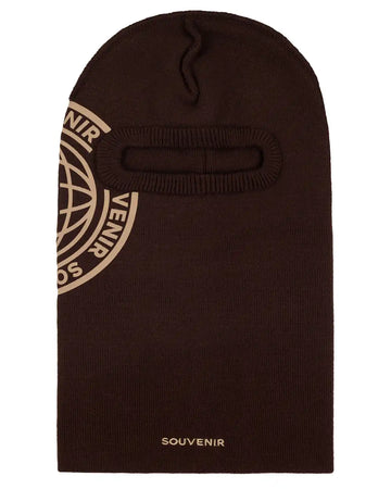 Printed Burgular Mask - Chocolate