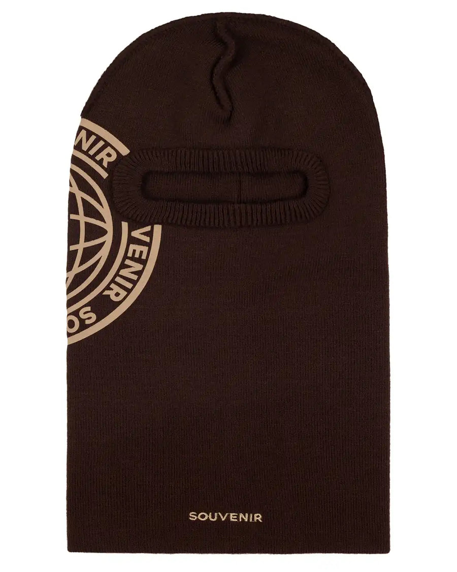 Printed Burgular Mask - Chocolate