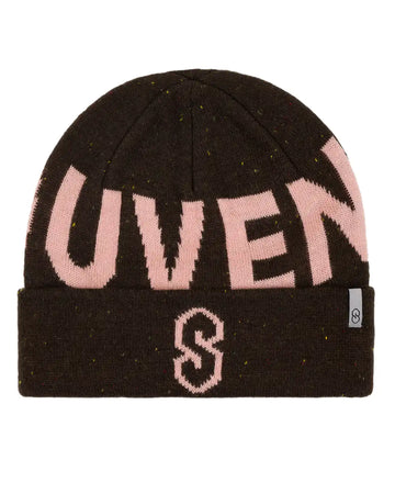 Speckled Cuff Beanie - Chocolate