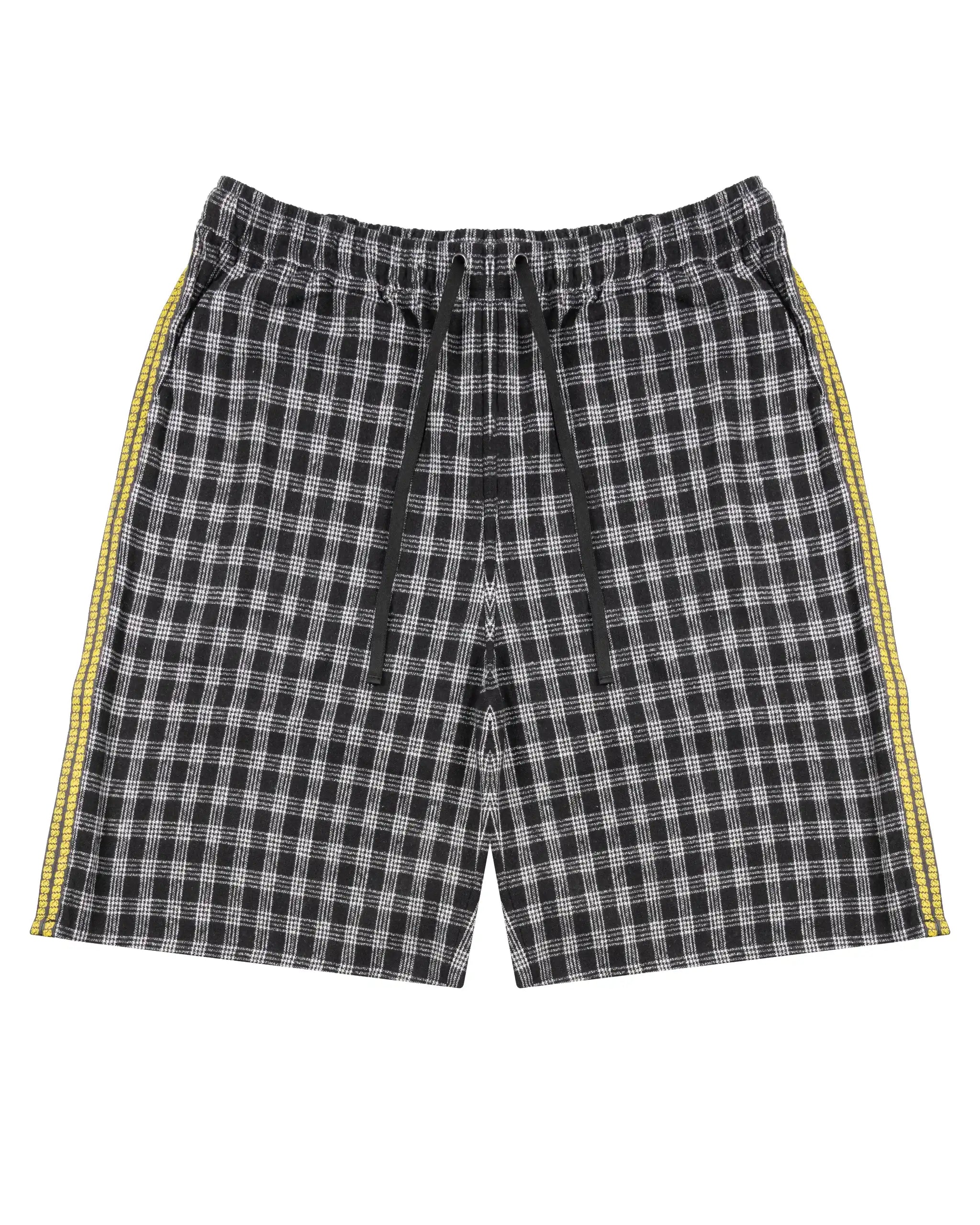 Plaid Shorts - Black