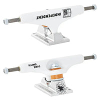 Stage11 Pro Evan Smith Skateboard Trucks - White/Silver
