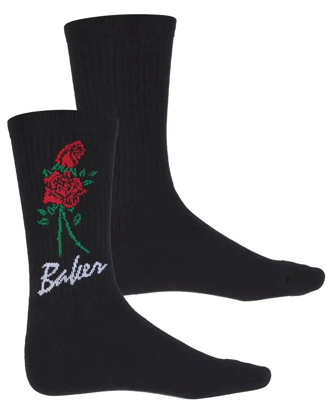 Chaussettes Roses - Black