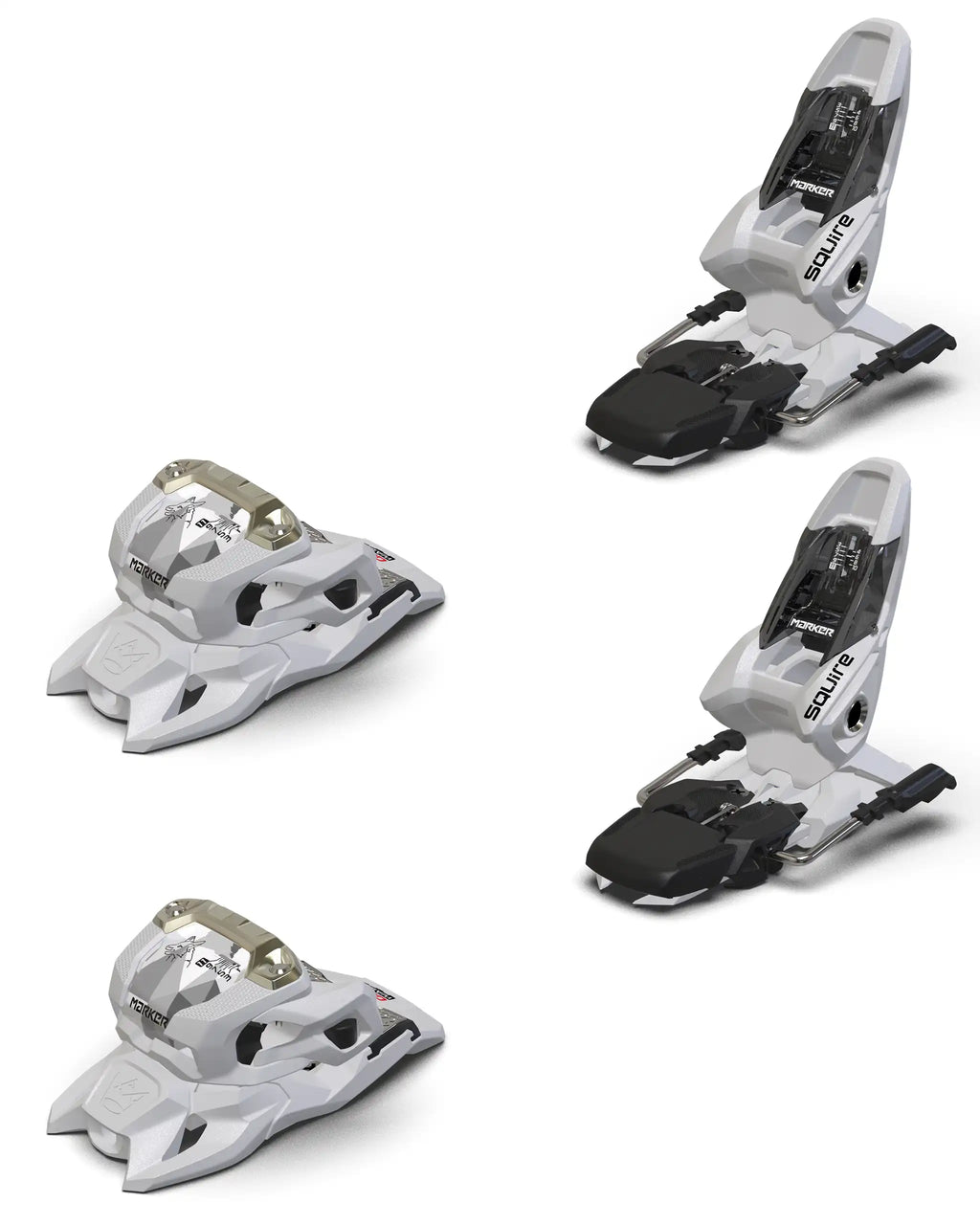 Squire 11 Ski Bindings - White 2027