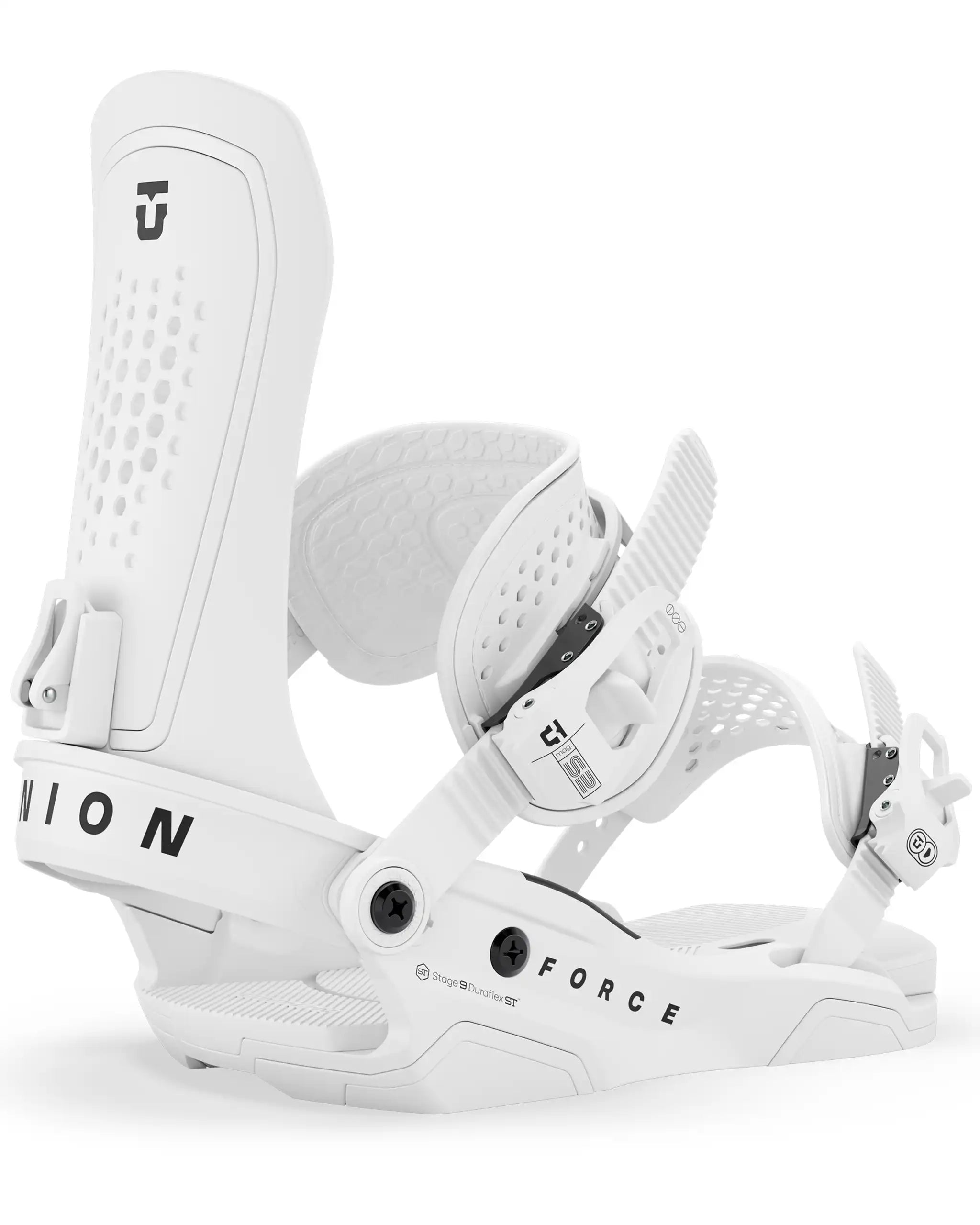 Force Snowboard Bindings - White 2027