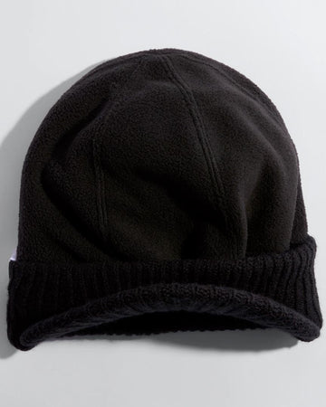 Rockland Fleece Brim Beanie - Black