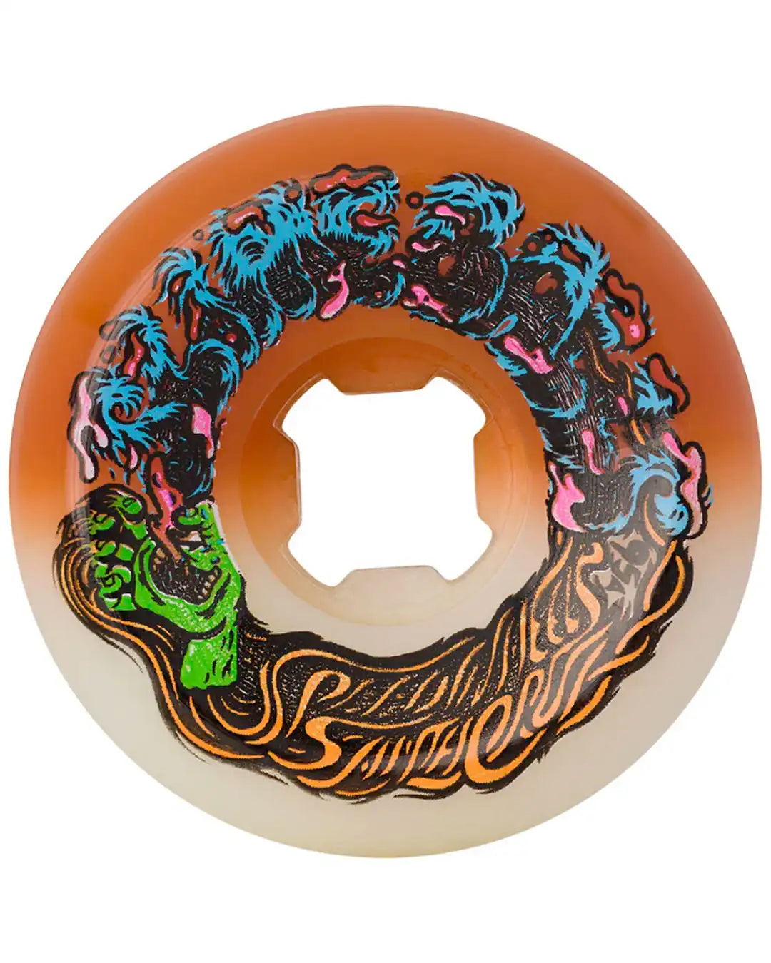 Hairballs 50-50 Skateboard Wheels - Orange