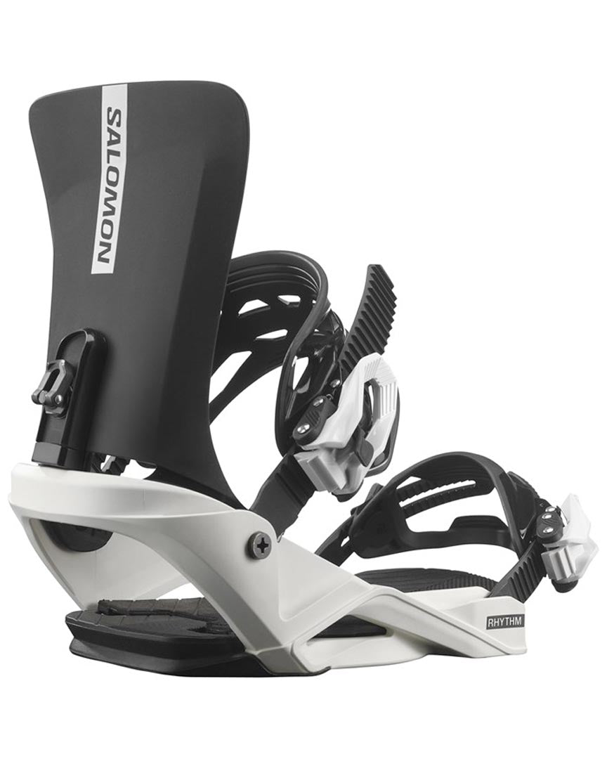 Rhythm Jr Snowboard Bindings - Black/White 2026