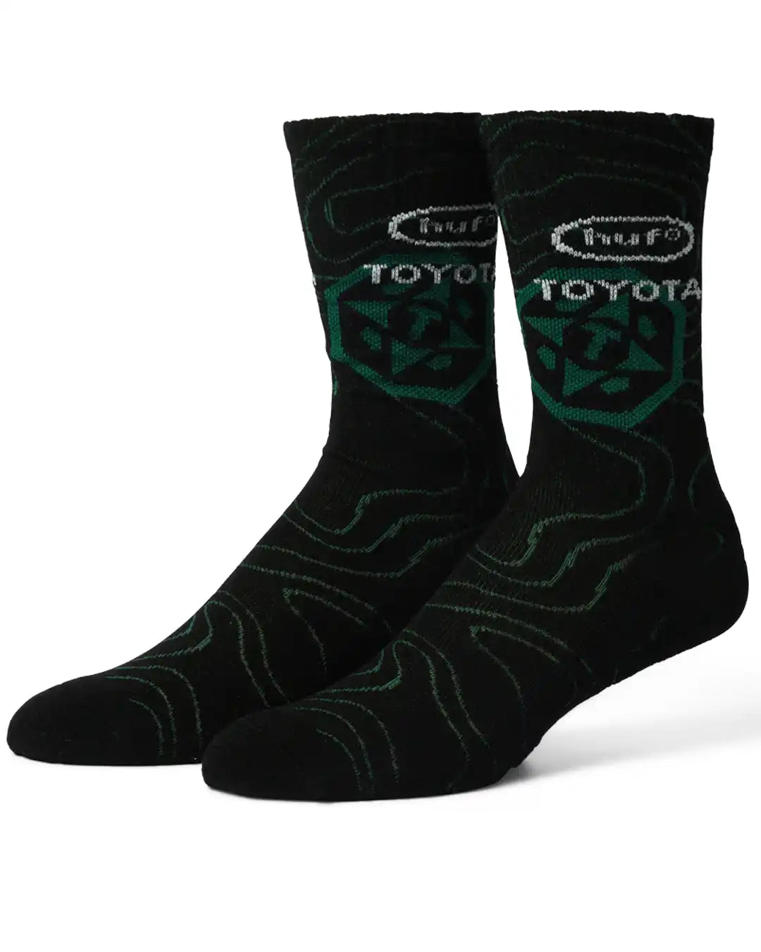 Toyota Th Topography Socks - Black