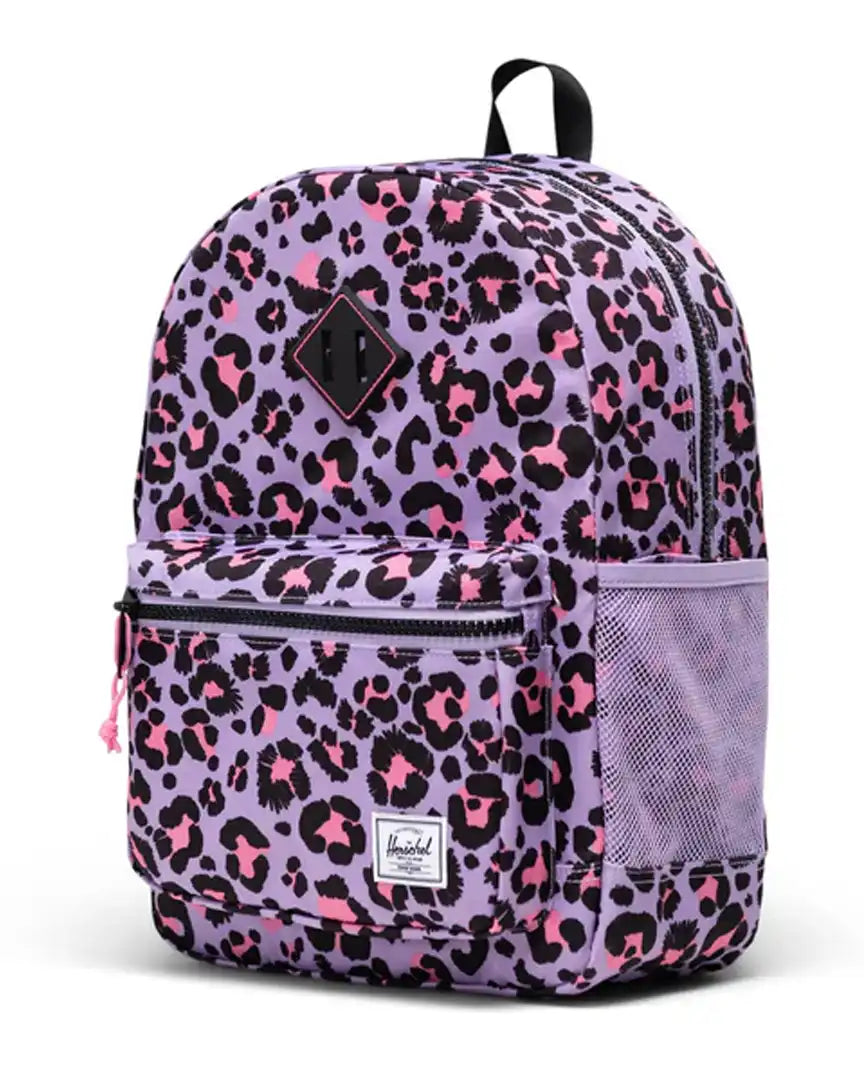 Heritage Youth Backpack - Scribble Leopard