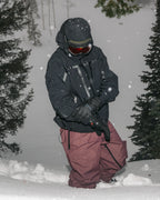 Manteau Neige Taped - Black par HOWL – vue 2