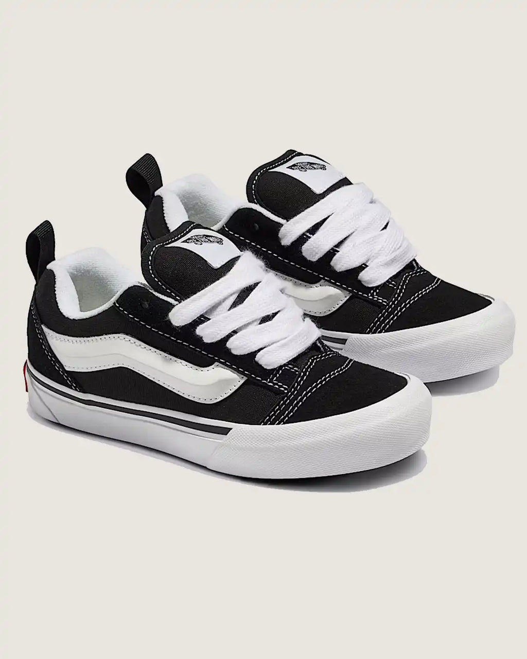 Knu Skool Kids Shoes - Black/White