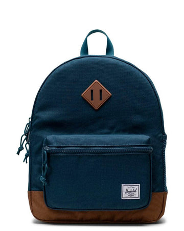 Heritage Youth Backpack - Pond/Saddle Brown