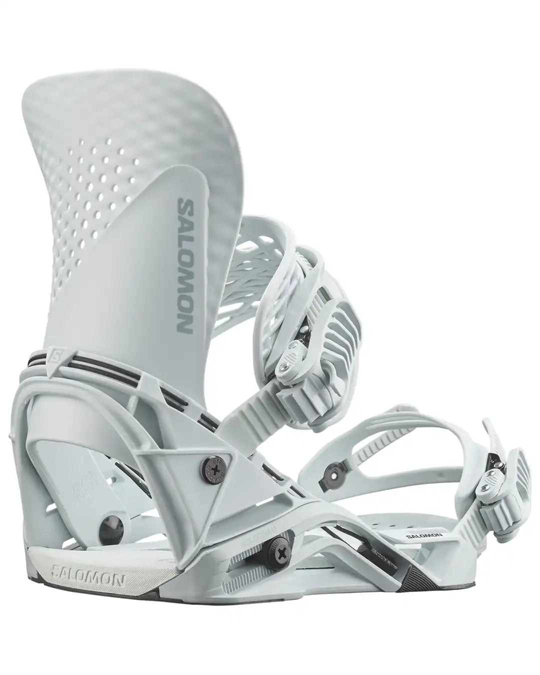Hologram Snowboard Bindings - Ice Blue 2026