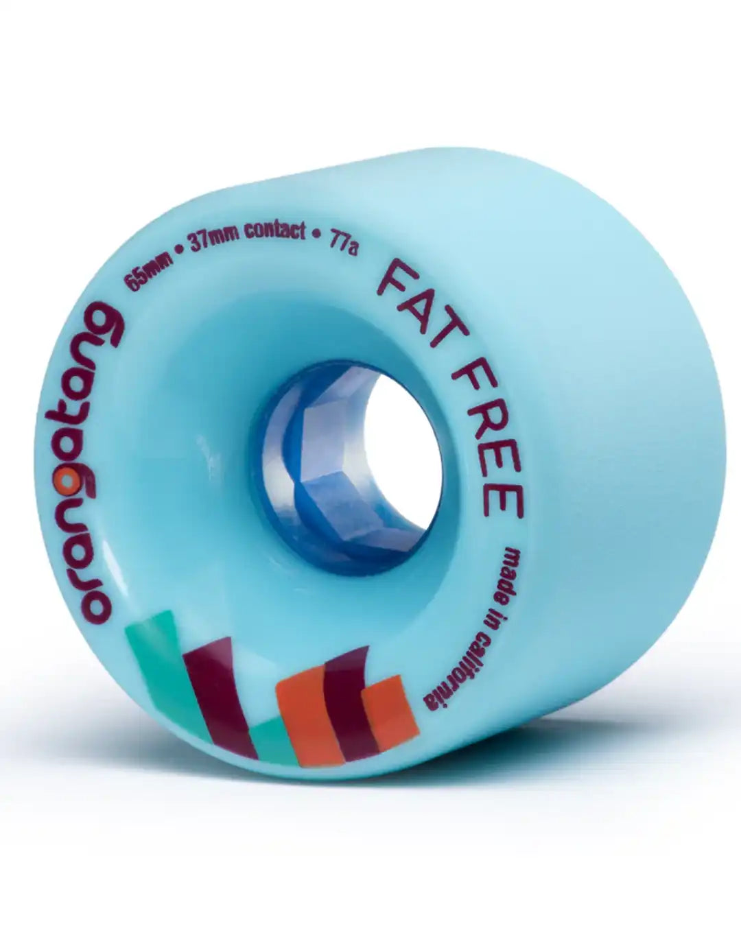 Fat Free Longboard Wheels - Blue