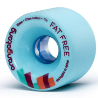 Fat Free Longboard Wheels - Blue