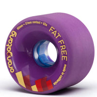 Fat Free Longboard Wheels - Purple