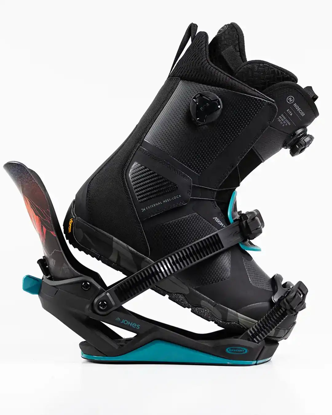 Mercury Fase Snowboard Bindings - Blue Art 2026