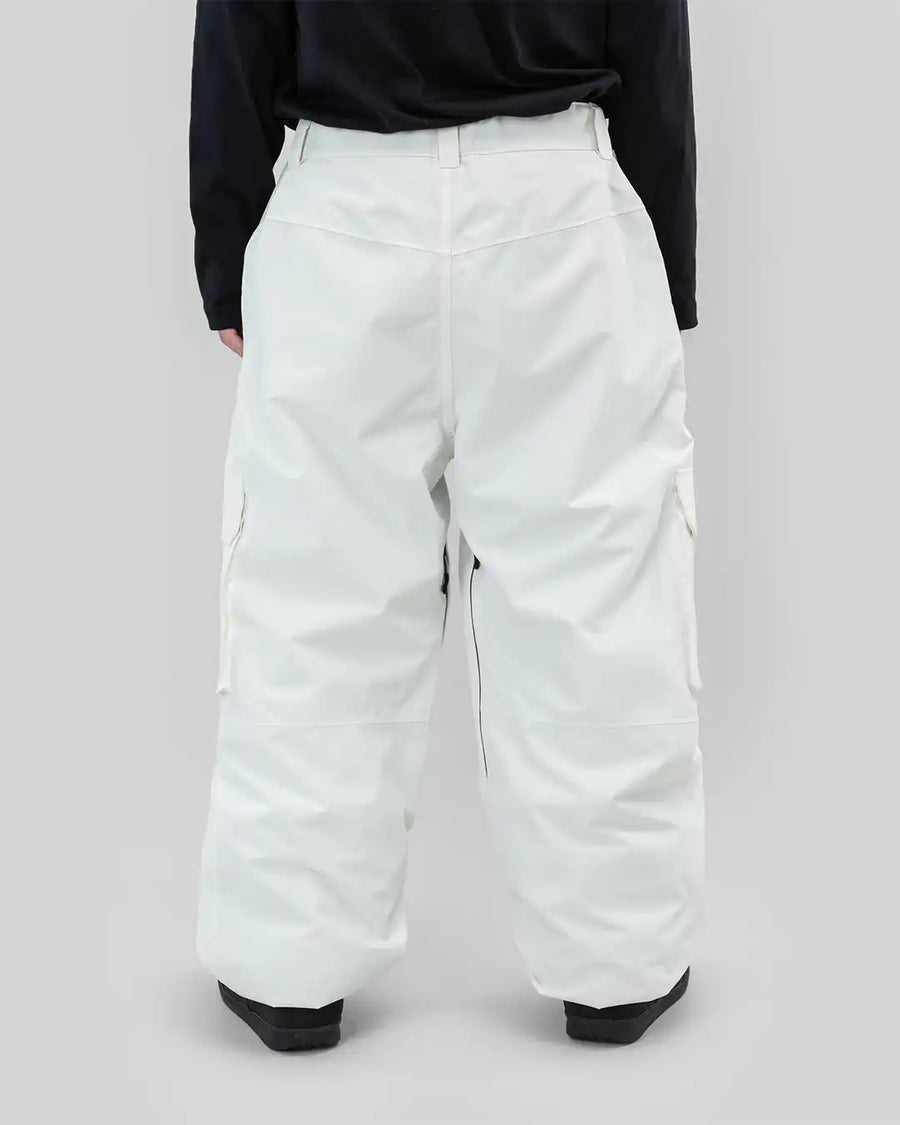 Cargo 2L Snow Pants - White