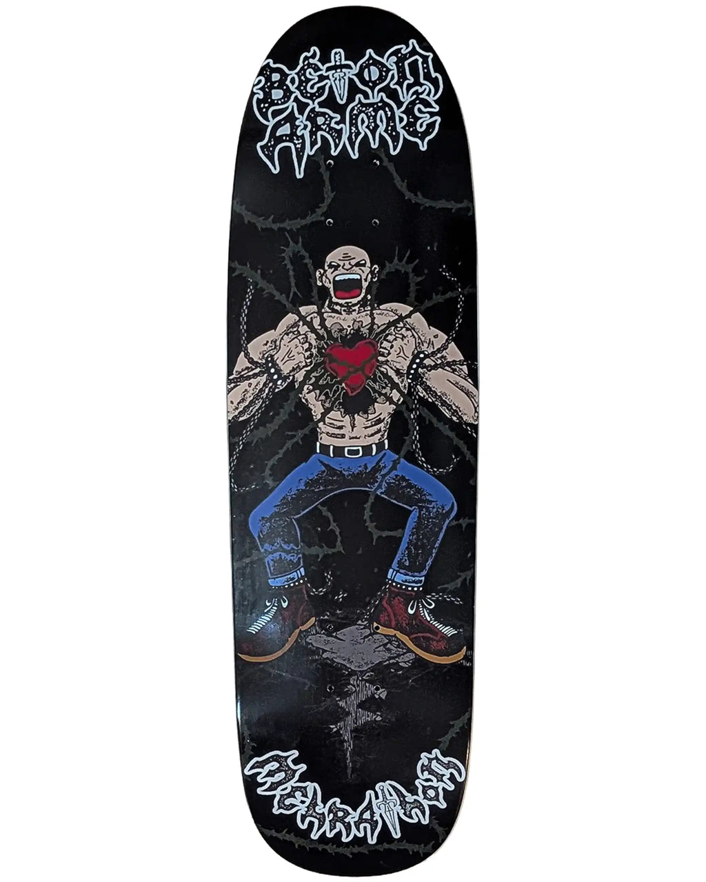 Béton Armé L’Union Fait La Force Shaped Skateboard Deck