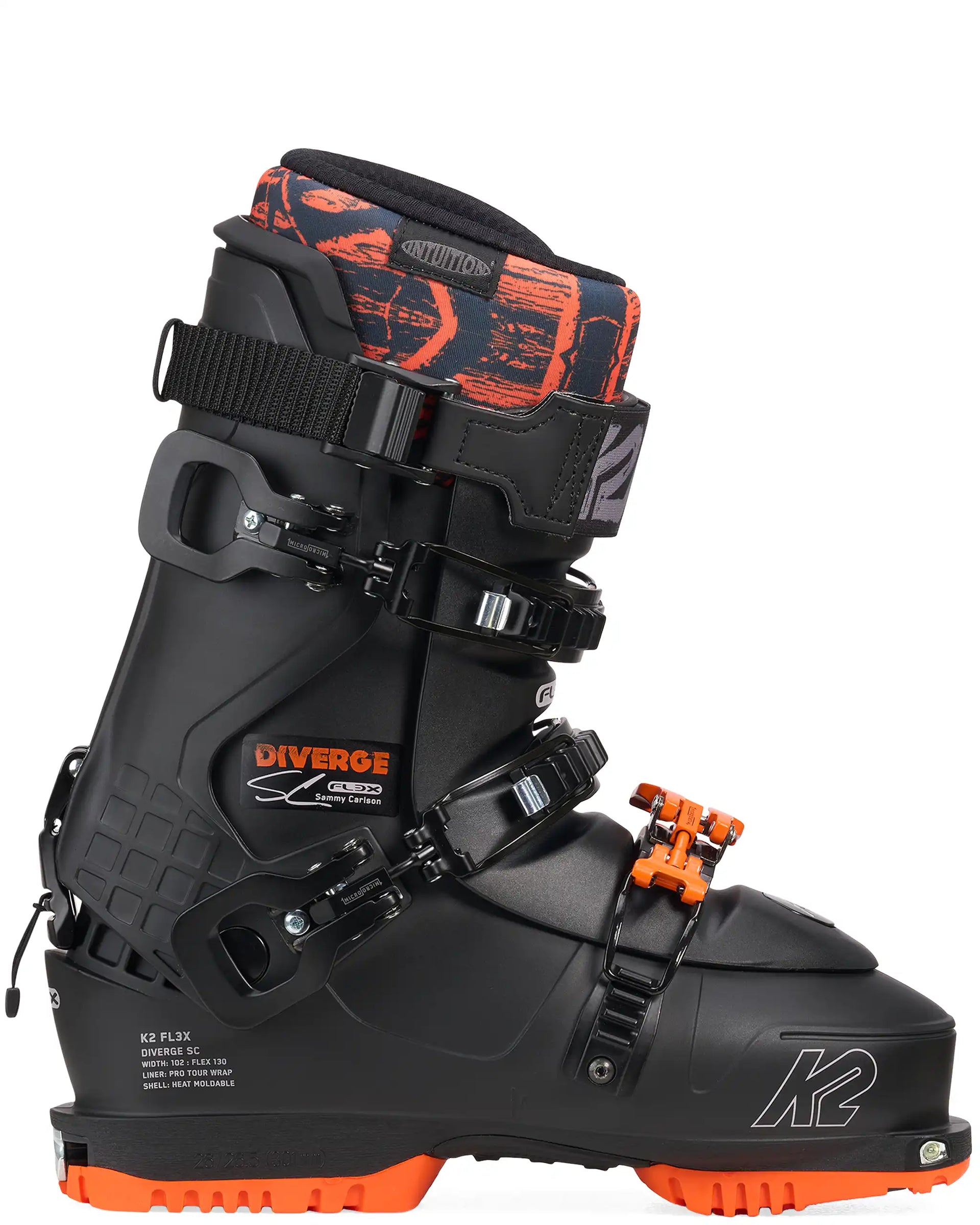 k2 fl3x diverge lt alpine touring ski boots 2023 SC Boot ESS Board Store The shell and the cuff of the boot are thermoformable in order to adjust to your foot thanks to the Fully Heat Moldable technology K2 Diverge SC Ski Boots