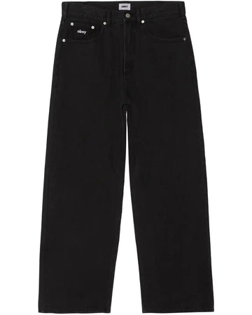 Bigwig Baggy Denim Jeans - Washed Black