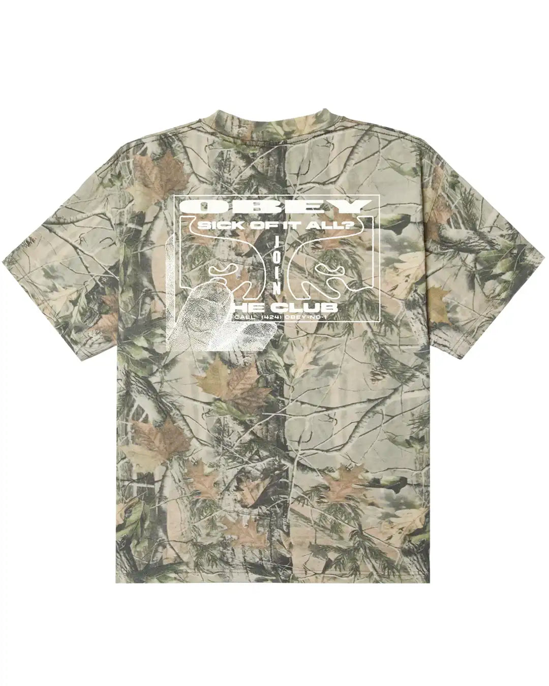 Club Hw Box T-Shirt - Leaf Camo