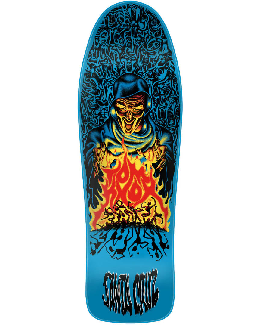 Reissue Knox Firepit Skateboard Deck blue
