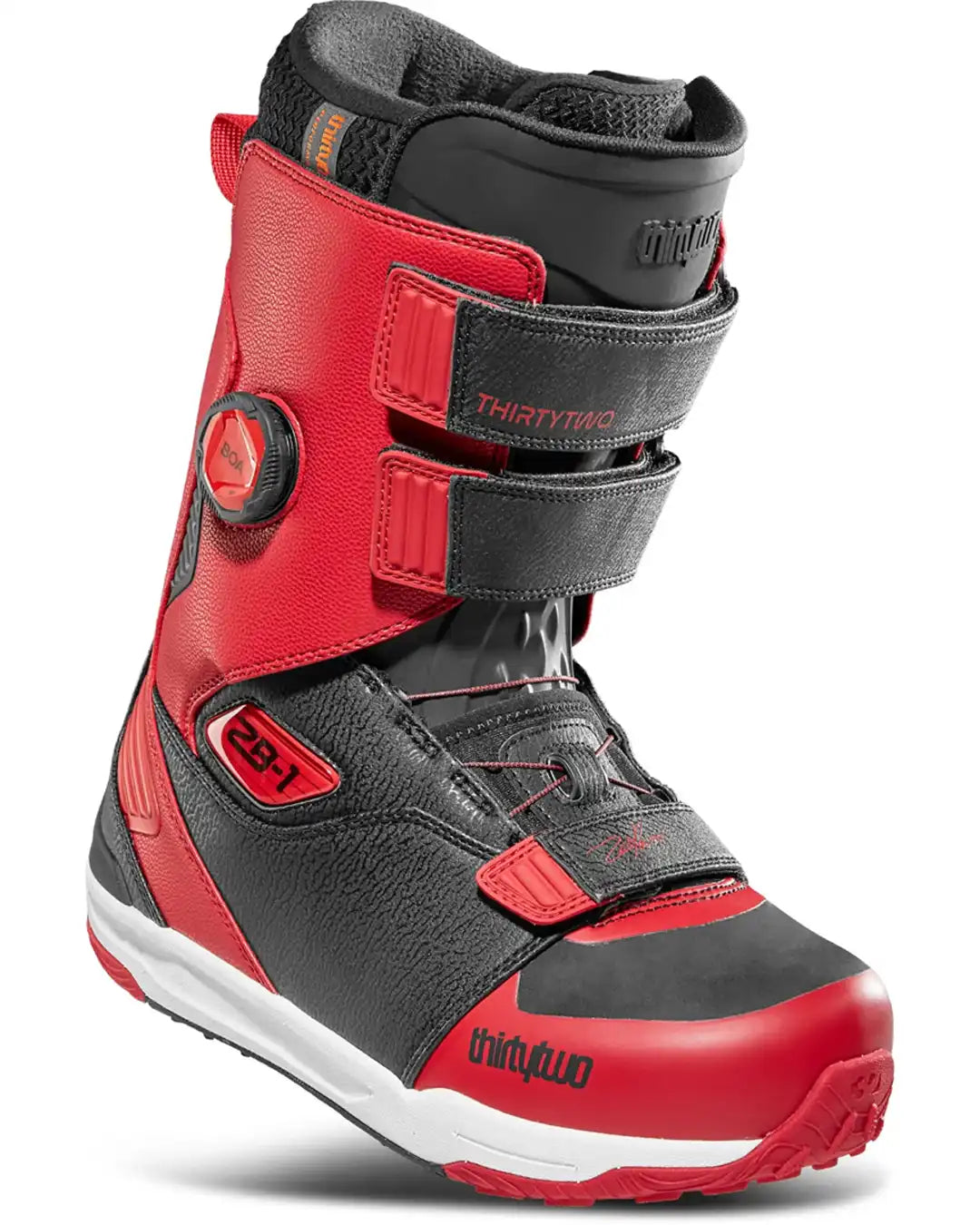 Zb-1 Snowboard Boots - Black/Red 2026