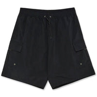 Short Utility Swim Shorts - Black