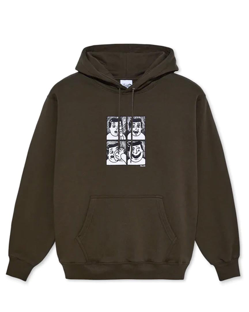 Dave Hoodie Punch Hoodie - Brown