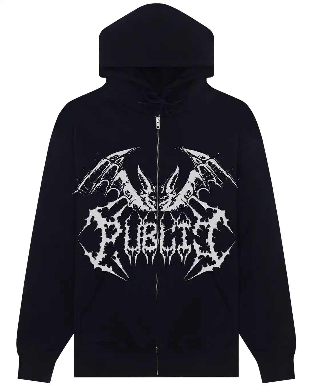 Hoodie Zip Dispute - Black